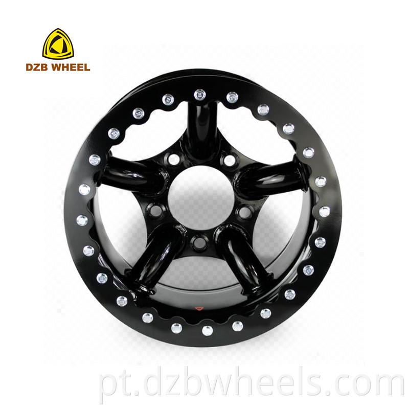 steel wheel 5x165.1 Offroad Beadlock Rim 5 pipes